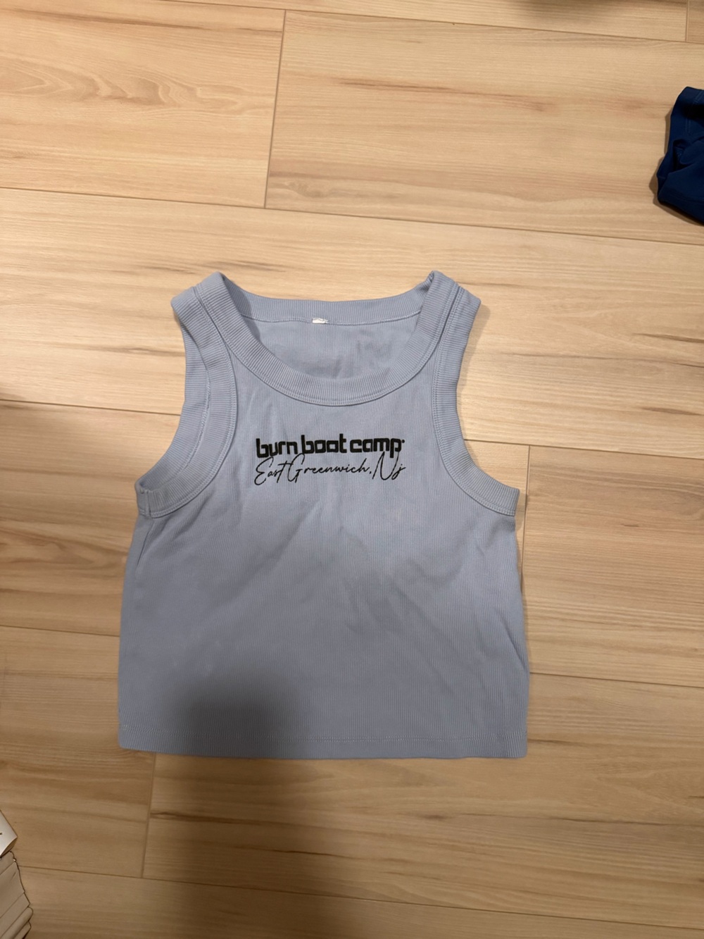Burn Bootcamp Tank Top - Light Blue